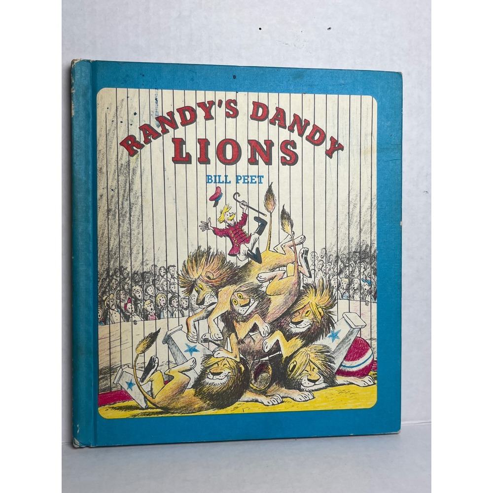 Vintage 1964 Randys Dandy Lions Bill Peet Hardcover Scholastic Book USA